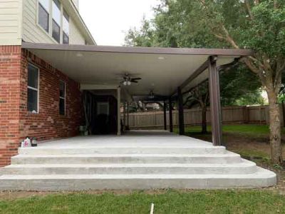 Backyard Patio Cover Installations