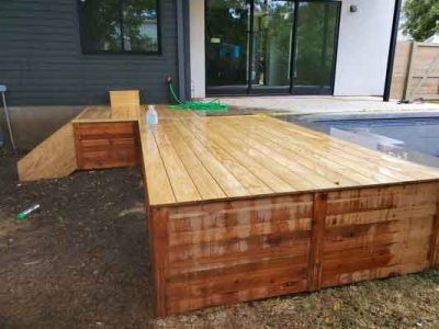 Wooden Pool Deck Installation Services